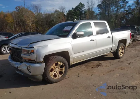 2017 Chevrolet Silverado 1500 2Lt из США, поврежденный, VIN 3GCUKREC0HG490448